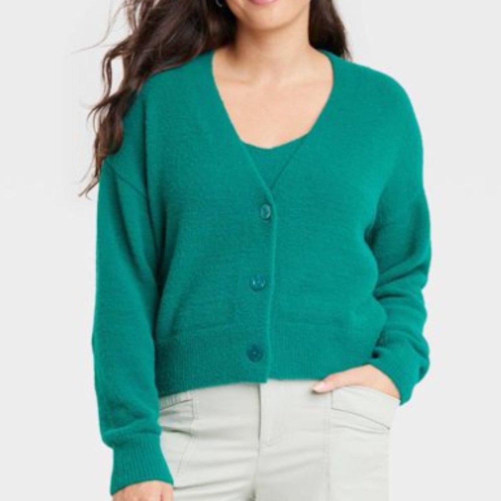 Fuzzy Cardigan